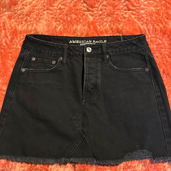 High waisted button fly Jean skirt - Picture 1 of 2